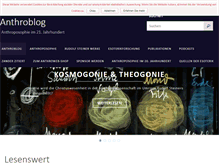 Tablet Screenshot of anthroblog.anthroweb.info